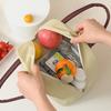Cute pet bento bag, thickened insulation bag, fresh-keeping cartoon bento bag, hand in hand to carry lunch box bag, ice pack