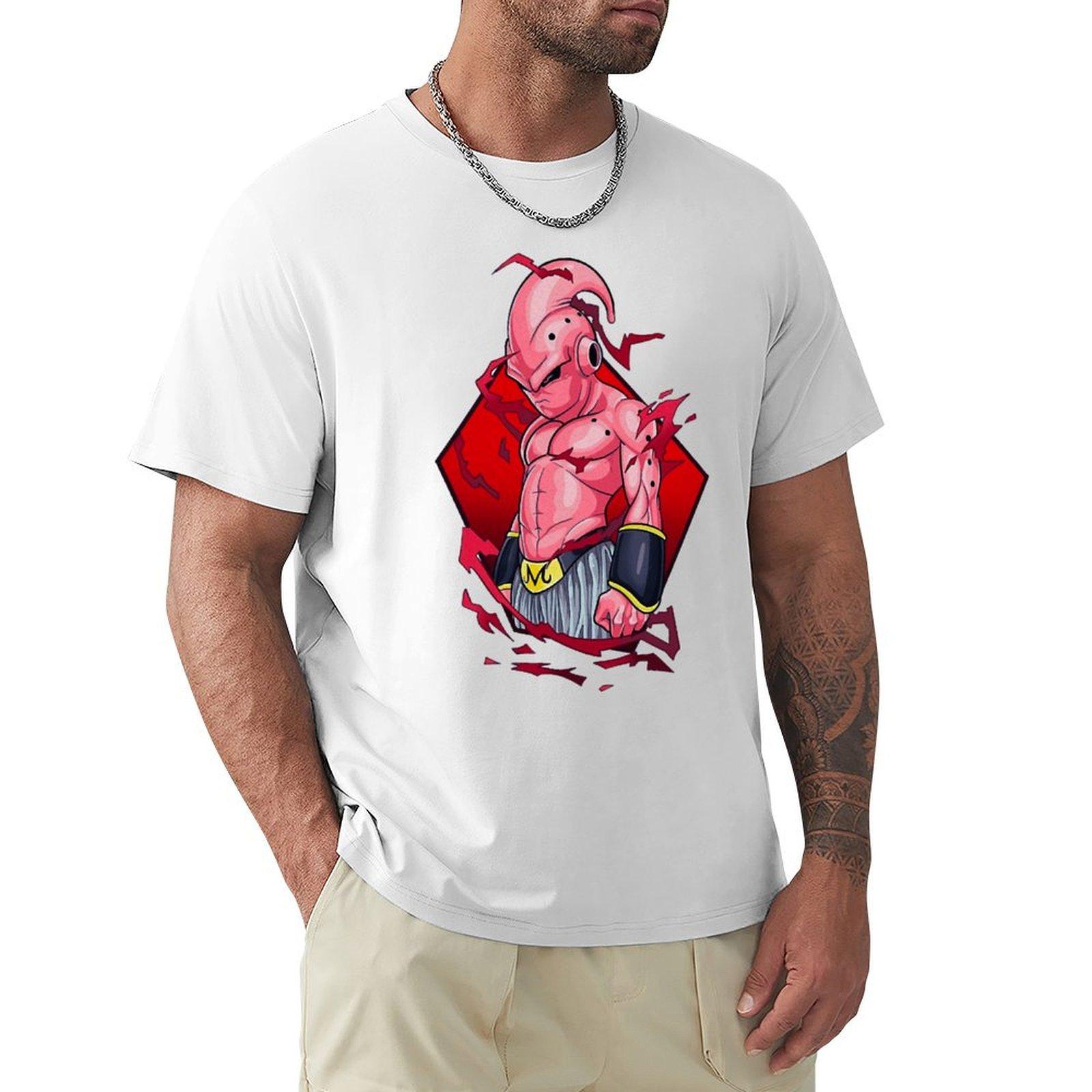 kid buu TShirt TShirt luxury tshirt Funny tshirts Anime Mens S