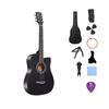 Notched Acoustic Guitar BeginnerFriendly with Accessories Starter Guitarra Acústica