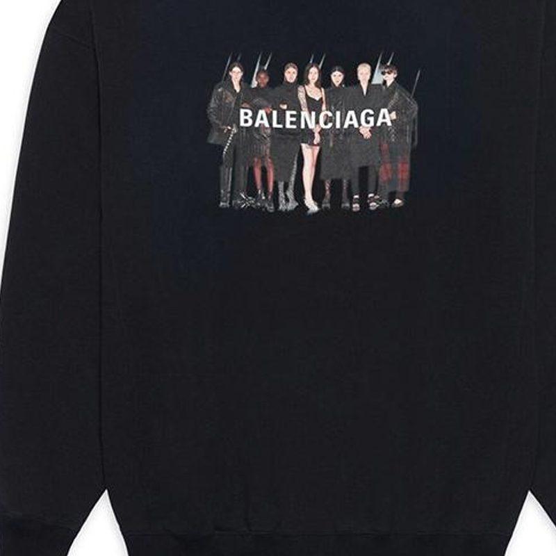 Balenciaga Sweatshirt Men's Black 652981TIVA21000