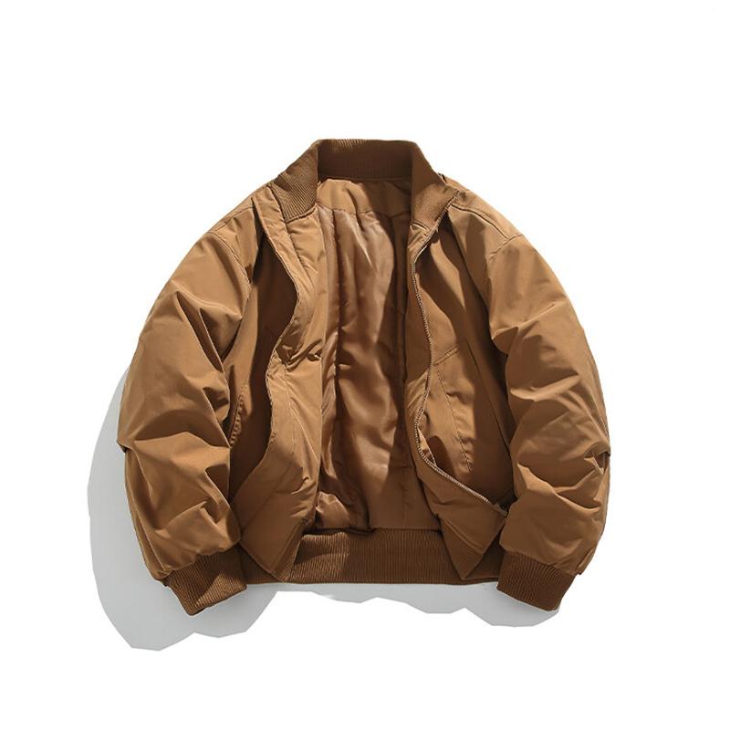 American Style Loose-Fit Warm Cotton Coat Winter Flying Jacket Padded Jacket For Men Casual Windproof Workwear Cargo Parkas