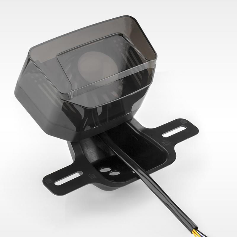 Luz Trasera Universal Luces Traseras de Motocicleta Luces Traseras Led de Motocicleta Impermeable Bombillas de Señal de Giro Accesorios de Motor