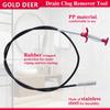 GOLD DEER Flexible Grabber Claw Pickup Reacher Tool Flexible Grabber Claw Pickup Reacher Tool Drain Clog Removal Tool Pickup Tool Pipe Cleaner Toilet