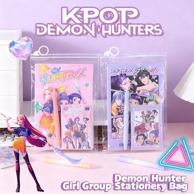 KPOP Huntrix Schreibset Praktische Schulsachen Schülerbelohnung Kleines Geschenk Geburtstagsfeier Gastgeschenk