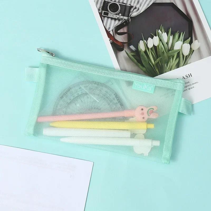 1pc Document Bag Folder for Documents Capacity A4 Zipper File Pocket Storage Organizer Office School Supply Waterproof
