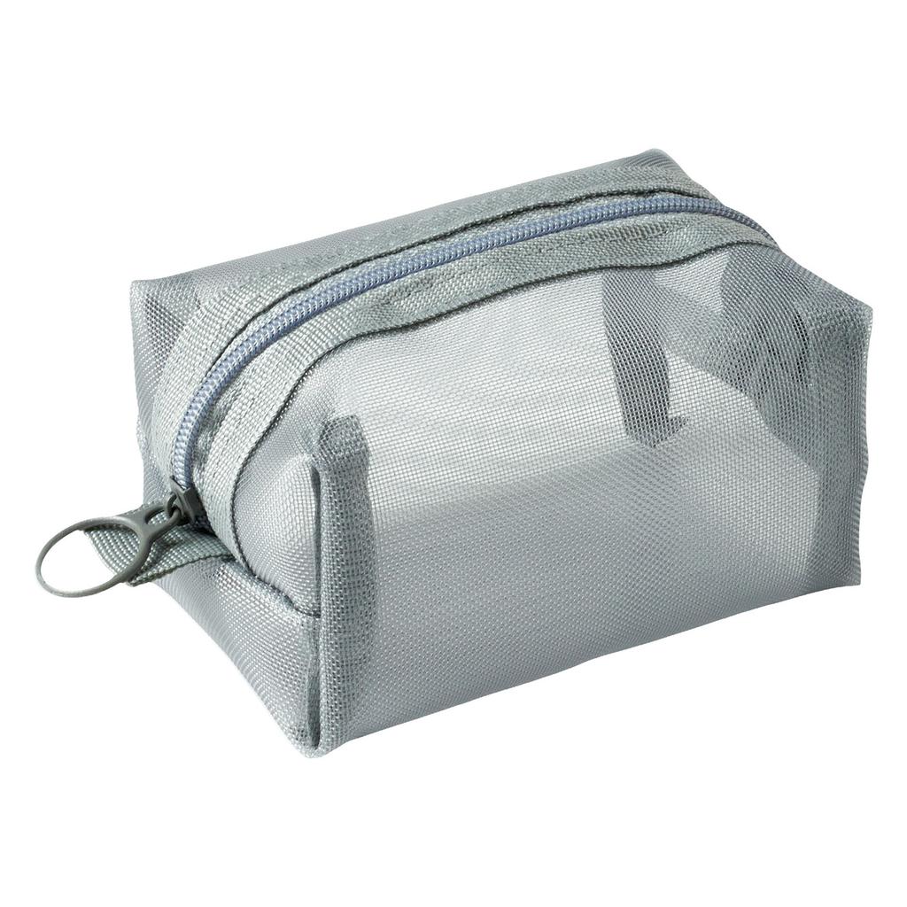 Large Capacity Key Bags Transparent Cosmetic Bag Square Mesh Storage Pouch Mini Zipper Coin Purse Mini Wash Bag Stationery Case