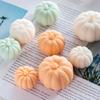 Fondant Handmade Halloween Silicone Pumpkin Soap Candle Mold Decoration Pumpkin Mold Baking Tool