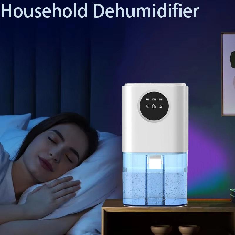 New Household Dehumidifier Absorb Moisture Silent EU/US Plug Portable Dehumidifier Suitable For Home Bedroom Office Kitchen