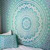 Mandala Flower Print Wall Hanging Tapestry Carpet Mat Home Living Room Decor