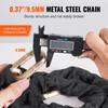 Bike Chain Lock 5.91 Ft Security Bicycle Chain Lock 9.5mm Thickness Black