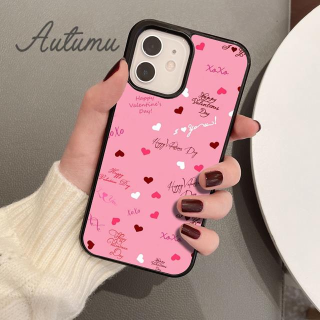 Valentine's Day Phone Case for iPhone 11 12 13 14 Pro Max Mini X XR XS SE 2020 5 6S 7 8 Plus Samsung Galaxy S21 S22 Cover Shell