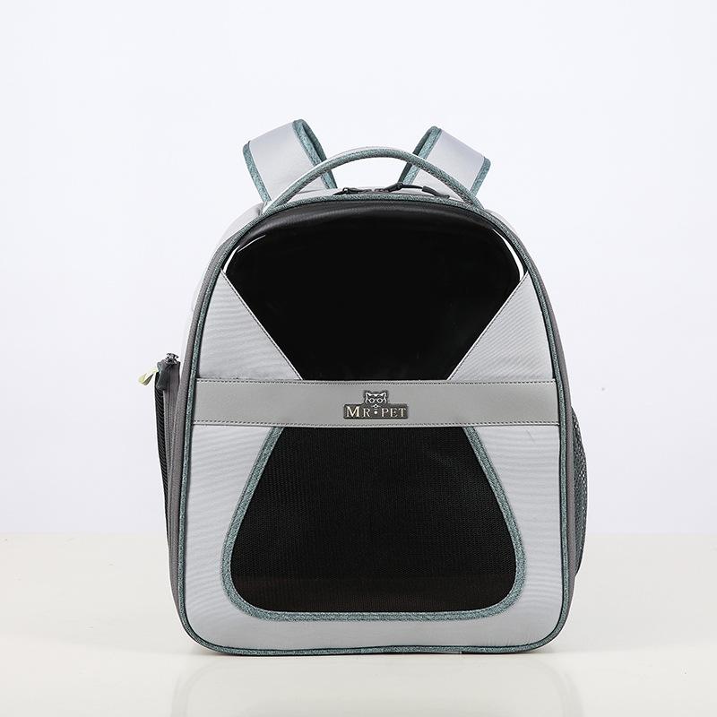 

Сумка для домашних животных Рюкзак для домашних животных Ткань Оксфорд Портативный Автобусный склад Рюкзак для кошек и собак Сумка для кошек серый