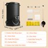 SucceBuy 6.5L 10L Wax Melter for Candle Making Large Electric Wax Melting Pot Easy Pour Spout 9-Level Temperature Control