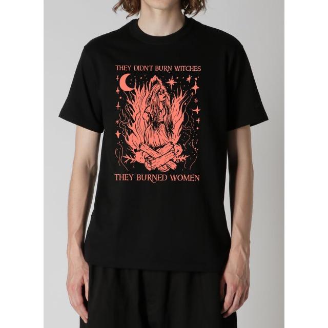 They Didn't Burn Witches They Burned Women Shirt Feminist Witch T-Shirt Unisex Crew Neck Short Sleeve Graphic Tees