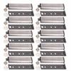 10Pcs Cabinet Door Push Latch Magnetic Stainless Steel Cupboard Rebounder Touch Latches Kitchen