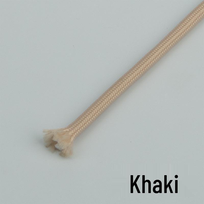 5mm Thick Colored Round Polyester Core Rope - Wear-Resistant for Binding, DIY Weaving, Clothing Waistbands, Hats, or Pants.