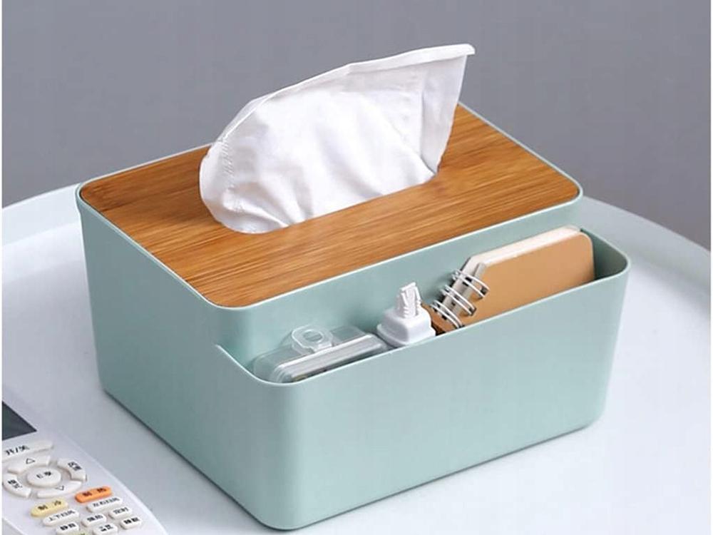 Tissue Box with Compartments (60)