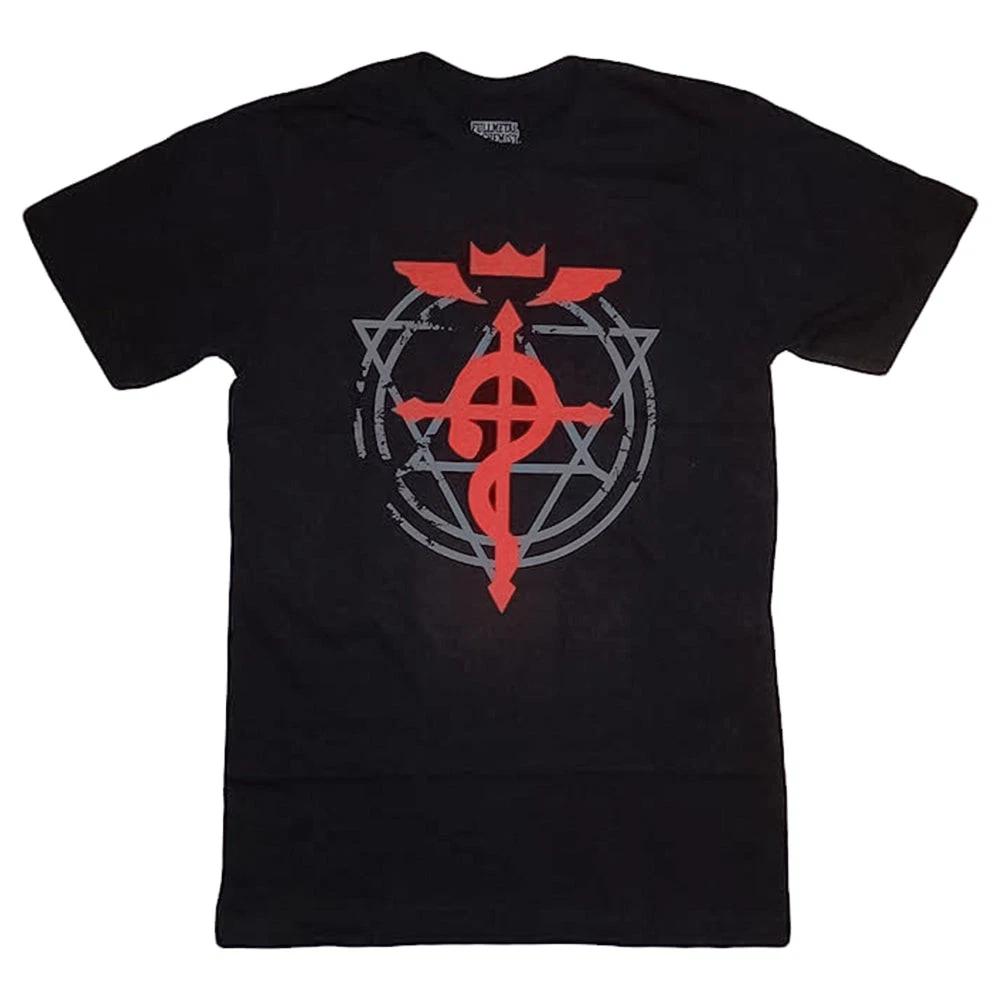 Fullmetal Alchemist Brotherhood Flamel Cross Licensed Adult T-Shirt L