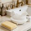Chicken Sponge Holder for Kitchen Sink 3D Printed Hen Shaped Sponge Caddy Sink Organizer with Draining Hole for Bathroom Kitchen