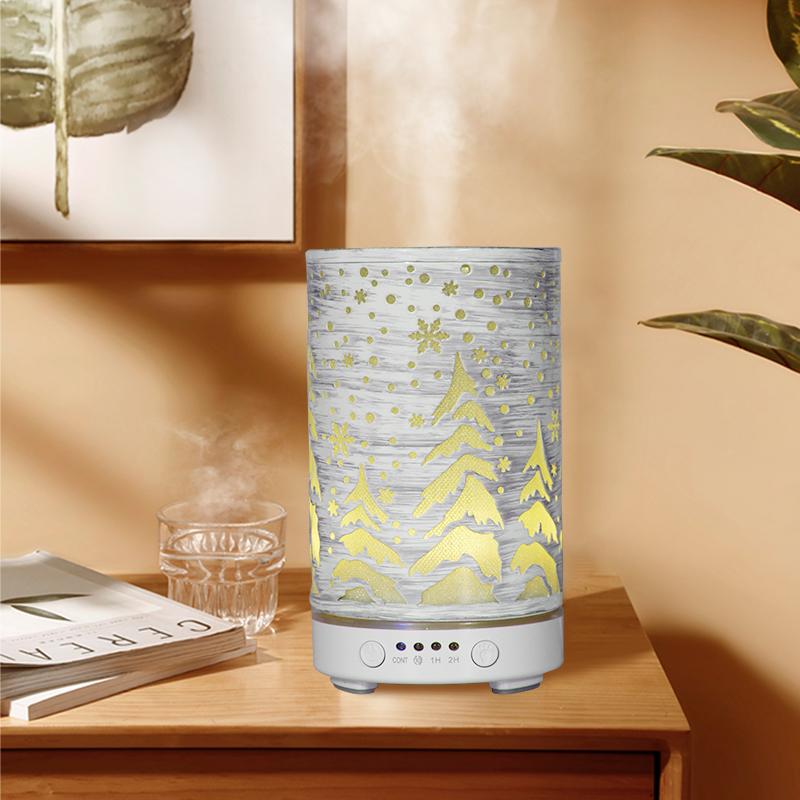 Scent Machine Aroma Diffuser 100ml Fragrance Diffuser Hollow Tree Humidifier for Hotel Lobby Home Fragrance Smell Distributor