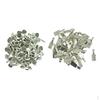 150pcs Silver Rectangle Heart Glue On Bails Setting