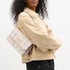 Coach [Qixi Festival Limited] Brynn 23 Love Print Metal Logo Cowhide Armpit Bag Crossbody Shoulder Bag Medium Women’s Chalk White