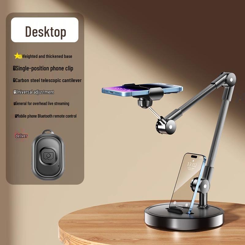 

Профессиональный штатив с верхней загрузкой: Мобильный держатель для стриминга, селфи, фуд-фотографии и онлайн-занятий