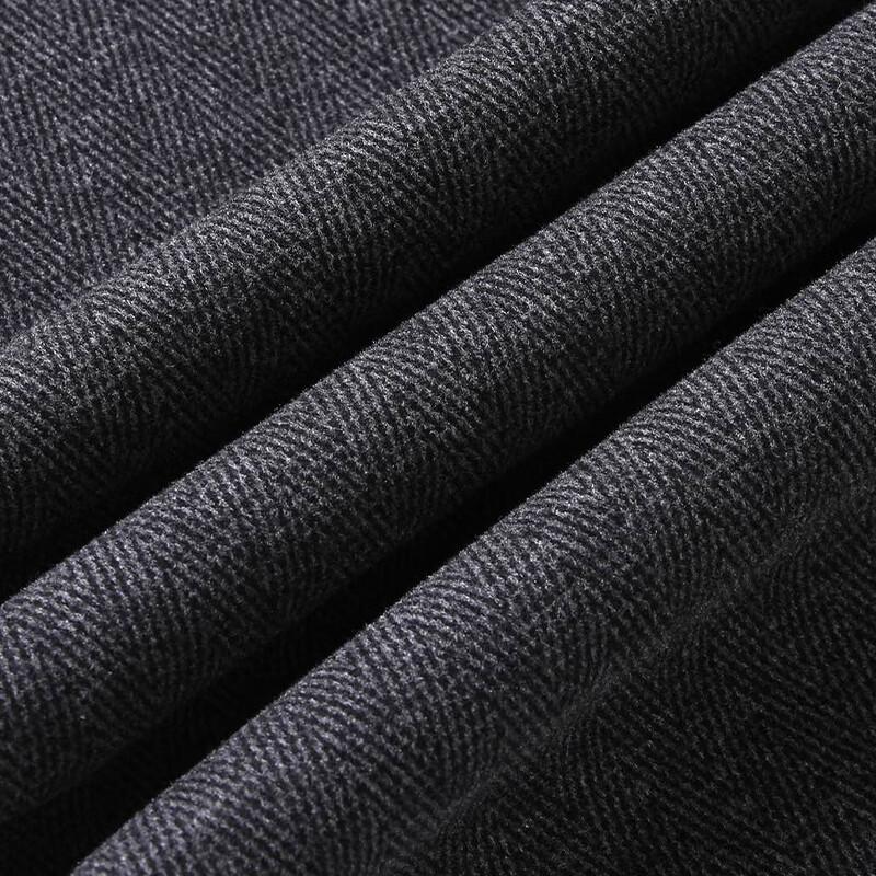 Women's Herringbone Wool Blend High-Waist Straight-Leg Casual Pants