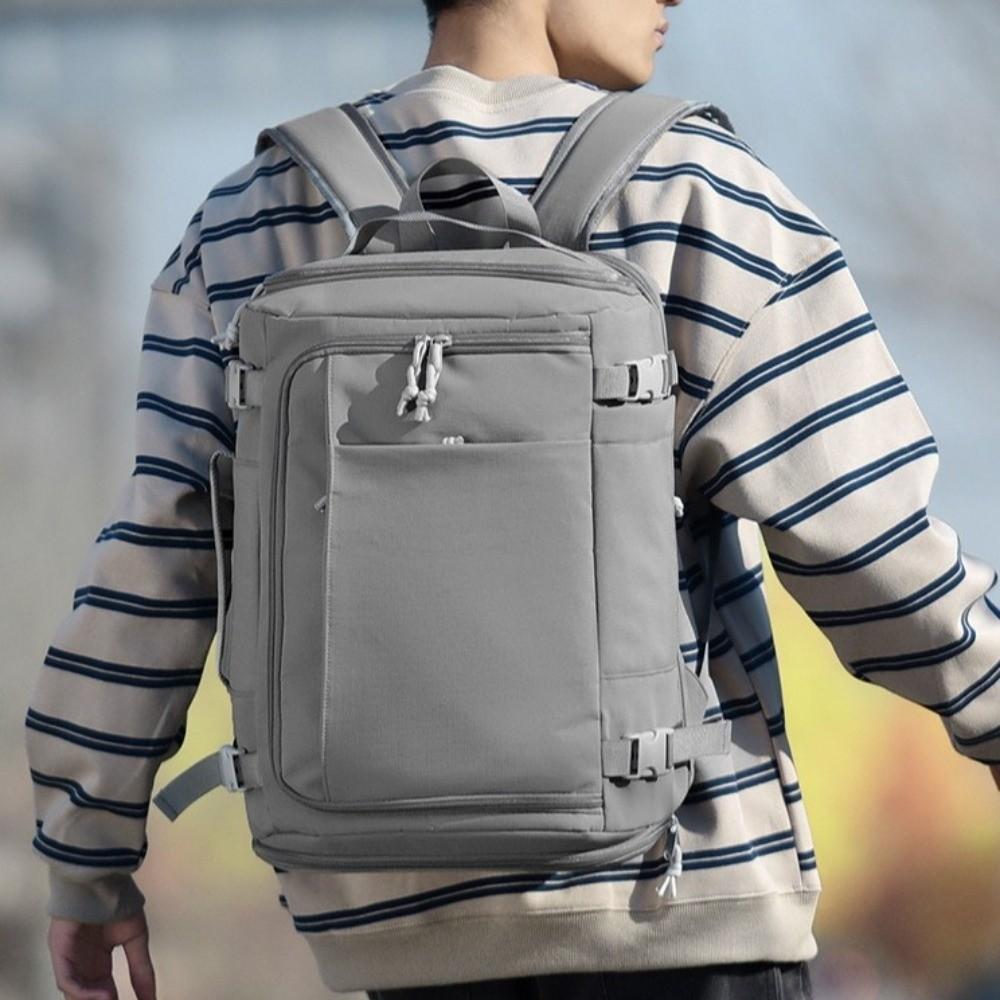 Box Style Travel Backpack Anti-Scratch Cabin Daypack Lightweight Luggage Backpack  Climbing