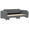 Vidaxl Extendable Daybed, Dark Grey, 80X200 Cm, Fabric