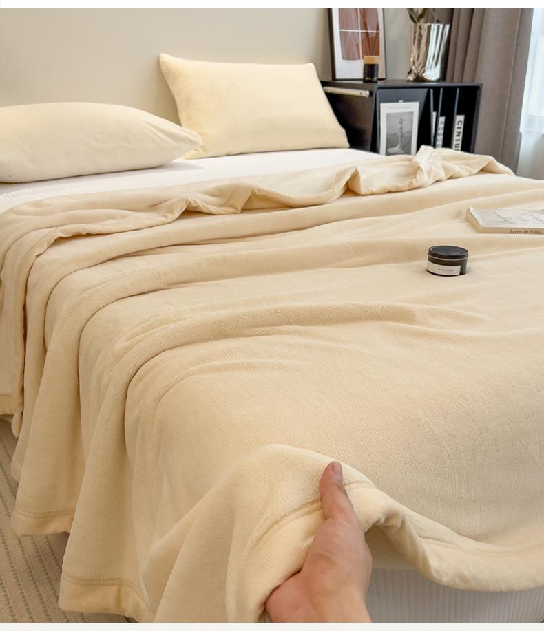 High Weight Milk Velvet Plush Blanket
