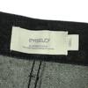 unused EviStub Wide denim pants S Black series Men's Used