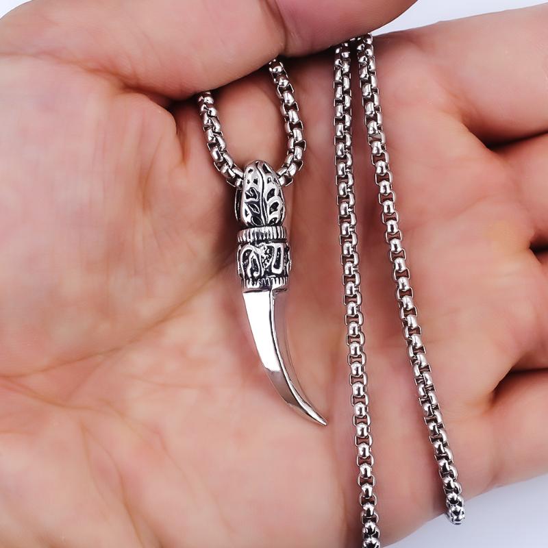 Retro Norse Mythology Double Raven Tree Of Life Pendant Necklace For Men Personality Charm Hip Hop Cool Casual Jewelry Gift