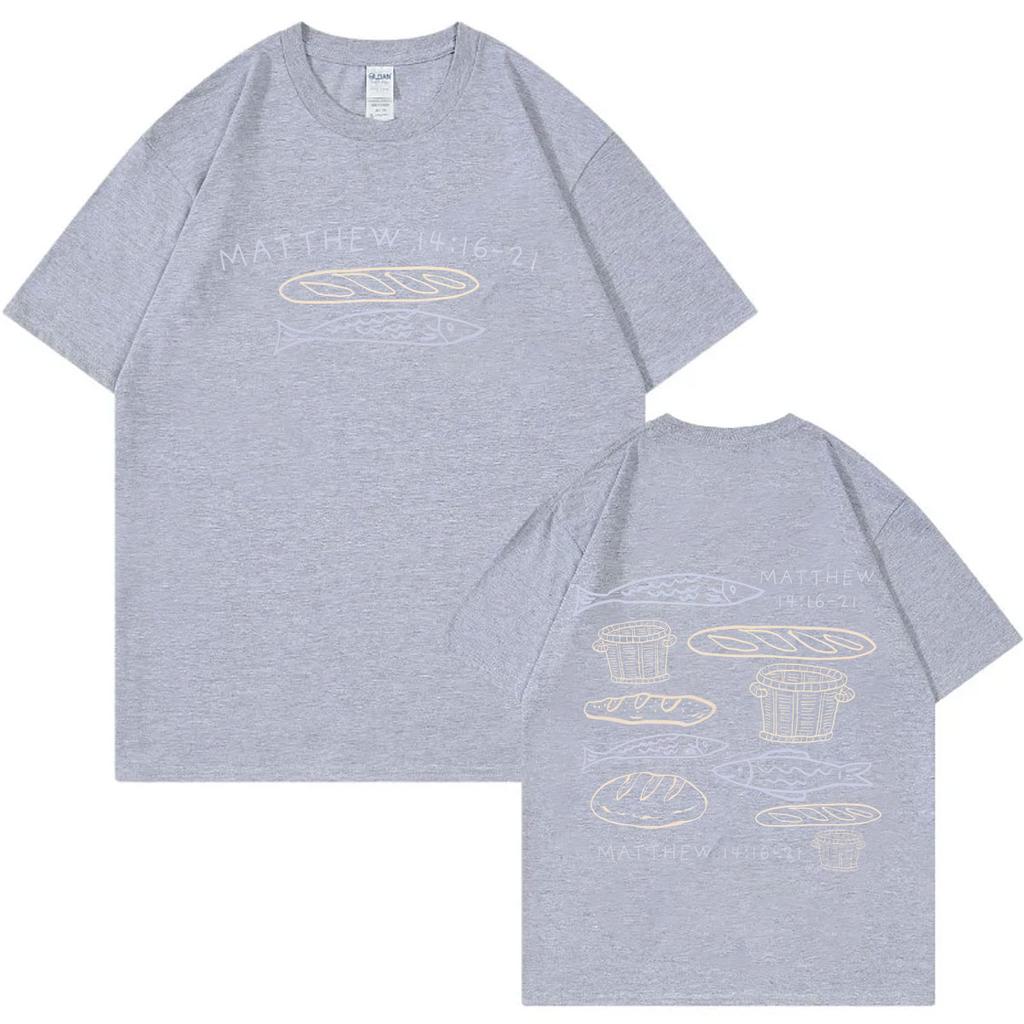 Bible Verse Christian Merch Tshirt Men Women Clothing High Street Fashion Trend Tshirts Summer Casual Loose Cotton T Shirts