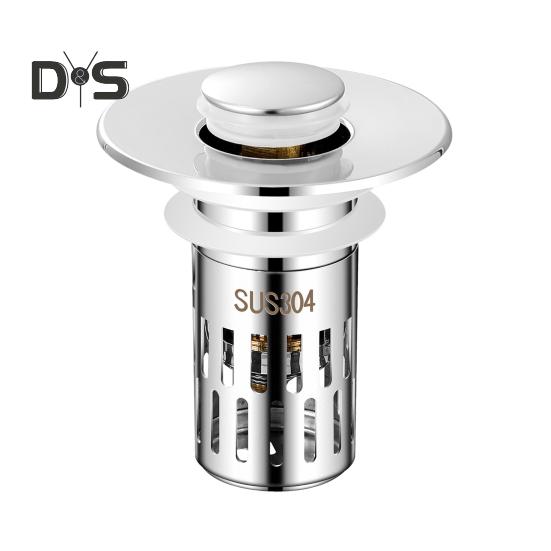 

Выдвижной фильтр для слива раковины Прочная конструкция Универсальный простой монтаж Корзина для фильтра для раковины в ванной Улавливатель волос Фильтр против засоров 1pc