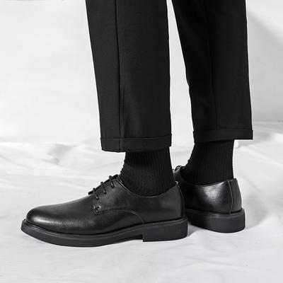 Mode Klassisch Neu Büro Vorstellungsgespräch Herren Business Schuhe Schnürschuhe Schlichte Herren Leder Freizeitschuhe Hochwertige Arbeitsschuhe Vielseitig