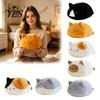 Kids Safe Stuffed Animal Lying Down Cat Plush Pillow, Soft Kitten Doll, Cute Non-toxic Toy Sleeping Plushie for Bedroom, Cuddle Gift Girls Detailed