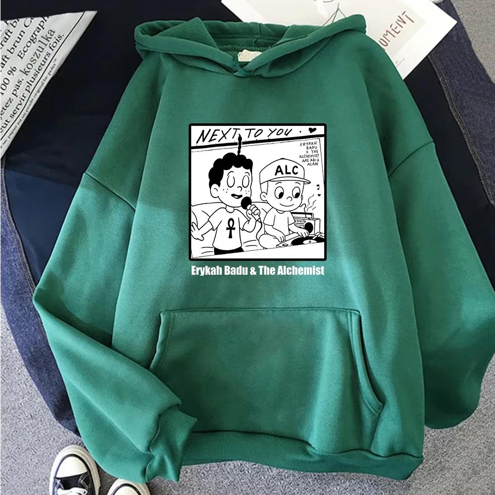 The Alchemist New Album Abi & Alan Hoodie Funny Song Next To You Shirt Hip Hop Streetwear Pullover Y2K Clothes Unisex Hoodie