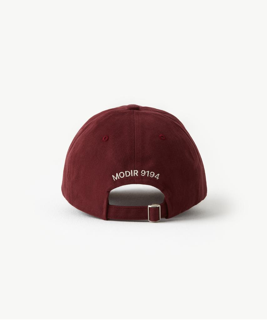 MOODDIRECTOR The Crawling Snail Moodi B Ball Cap_Burgundy