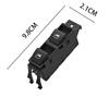 61316902184 Power Window Switch Compatible with 2002-2006 BMW 3 Series E46.
