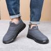 Men's Winter Thickened Cotton Shoes for Warmth and Slip Resistance, Durable and Casual Travel Shoes
