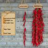 Farmhouse Decor: Pepper, Corn, Garlic, Veggie Fruit Skewers with Hemp Rope