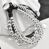Multiple Strands Silver Plated Bead Bracelet Comfortable Wear Alloy Jewelry For Styles Mixing