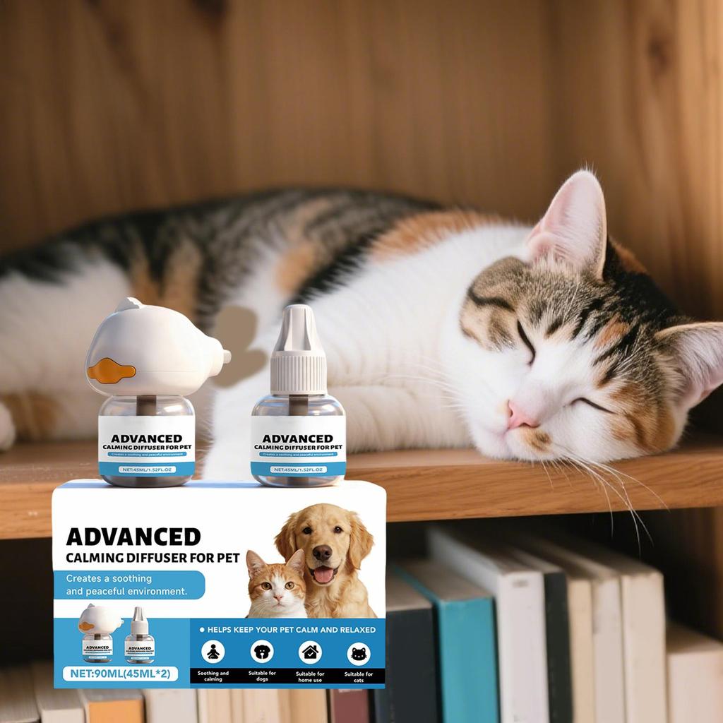 Cat Calming Diffuser Gentle Natural Soothing Kitten Supplies Pheromones for Cats for Pee Spraying Fighting Aggression Stress