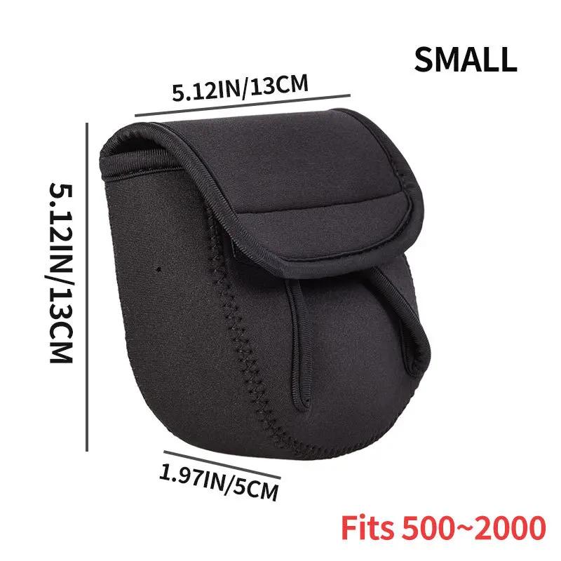 Luya Protective Cover Fish Wheel Bag Protective Cover Water Drop Wheel Spinning Wheel Storage Bag for Long-shot Spinning Wheel