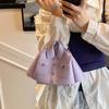 Solid Color Chain Shoulder Bag Coat Women Handbag Personalized Clothes Shaped Crossbody Bag  Girl