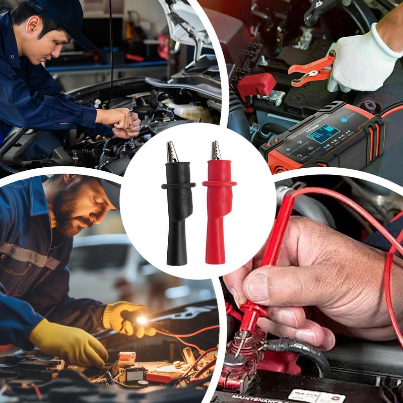 Alligator Crocodile Test Clip Clamps Insulated Test Probe Probe Crocodile Electrical Clamp Alligator Clip Test Probes