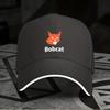 New 1pc, Adjustable Sandwich Baseball Cap About "Bobcat", Lightweight Printed Craft Women'S Hat, "Bobcat" Men'S Trendy Hat, Idea