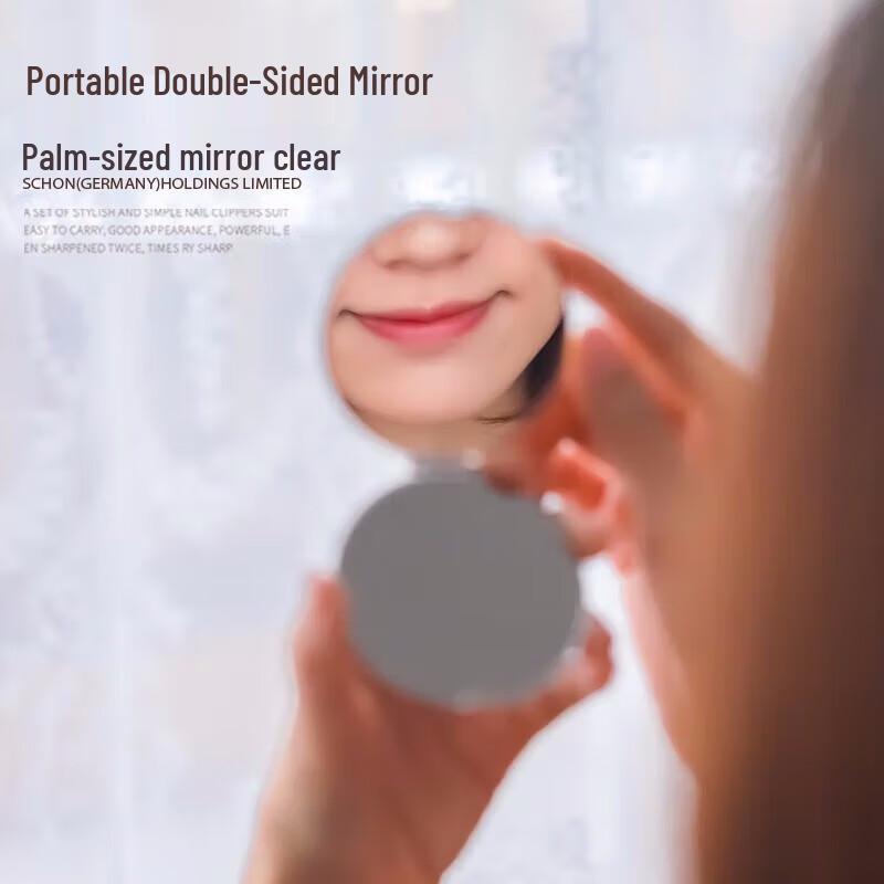 Allies Portable Folding Double-Sided Makeup Mirror