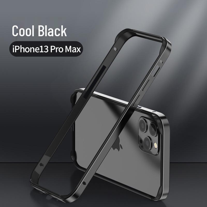 Ultra-Thin Metal Frame Anti-Fall Case for Apple 17 Pro Max & 15 - Aluminum Alloy